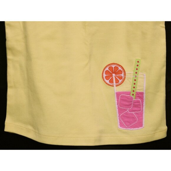 2010 Gymboree Citrus Cooler Yellow Top Shirt sz 6 Pink Lemonade Orange slice NEW - Picture 3 of 5